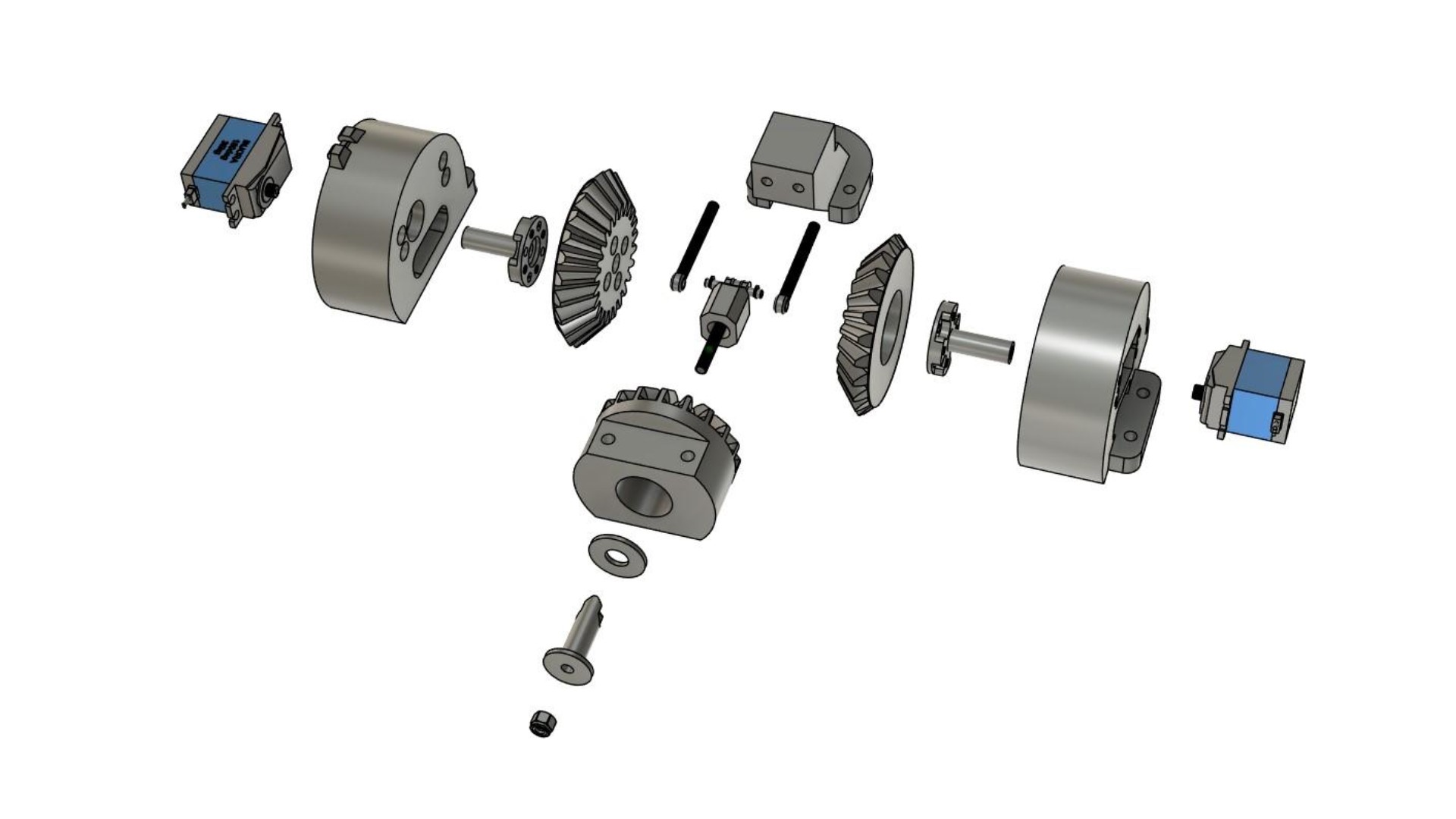Differential Mechanism Exploded